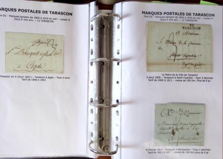 1691-1897, Collection sur les marques postales de TARASCON