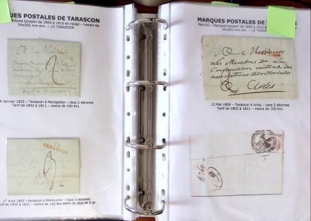1691-1897, Collection sur les marques postales de TARASCON
