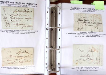 1691-1897, Collection sur les marques postales de TARASCON