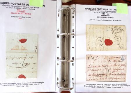 1691-1897, Collection sur les marques postales de TARASCON