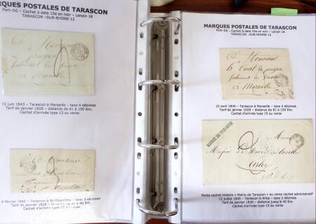 1691-1897, Collection sur les marques postales de TARASCON
