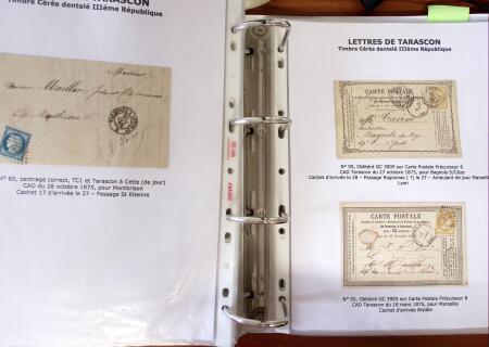 1691-1897, Collection sur les marques postales de TARASCON