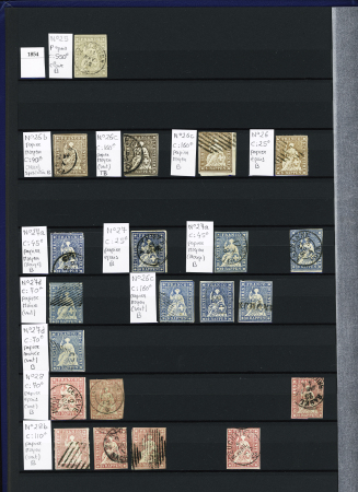 1845-1996, Remarkable collection of Switzerland in three