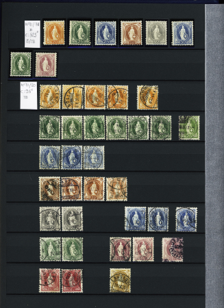 1845-1996, Remarkable collection of Switzerland in three