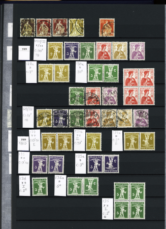 1845-1996, Remarkable collection of Switzerland in three
