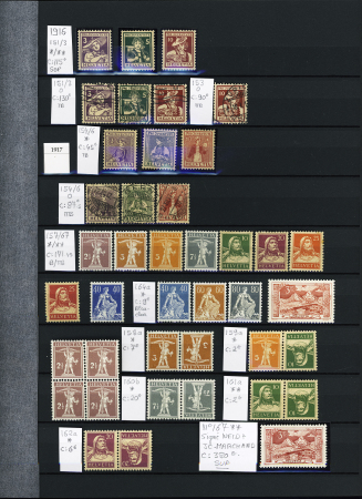 1845-1996, Remarkable collection of Switzerland in three