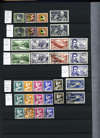 1845-1996, Remarkable collection of Switzerland in three