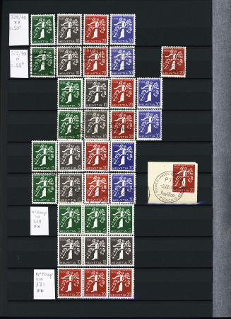 1845-1996, Remarkable collection of Switzerland in three