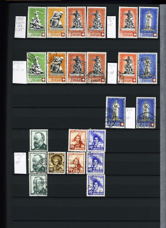 1845-1996, Remarkable collection of Switzerland in three
