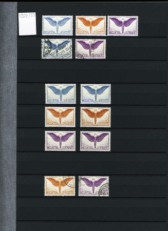 1845-1996, Remarkable collection of Switzerland in three