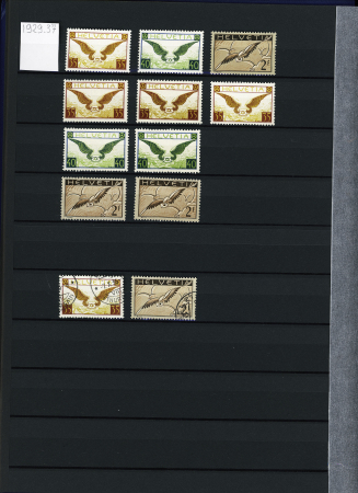 1845-1996, Remarkable collection of Switzerland in three