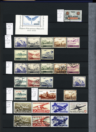 1845-1996, Remarkable collection of Switzerland in three