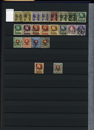 1845-1996, Remarkable collection of Switzerland in three
