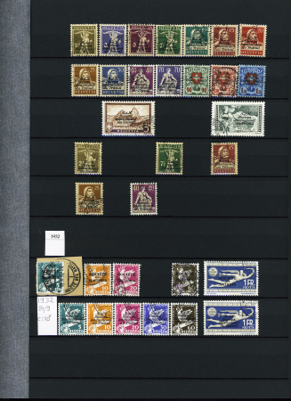 1845-1996, Remarkable collection of Switzerland in three