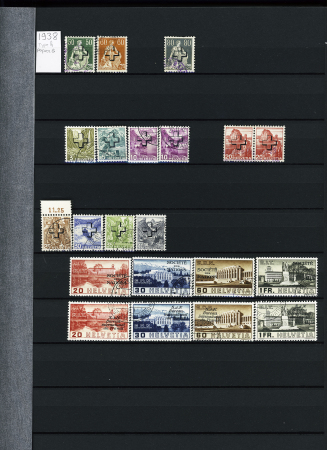 1845-1996, Remarkable collection of Switzerland in three