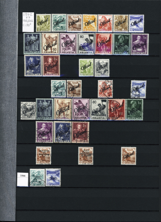 1845-1996, Remarkable collection of Switzerland in three