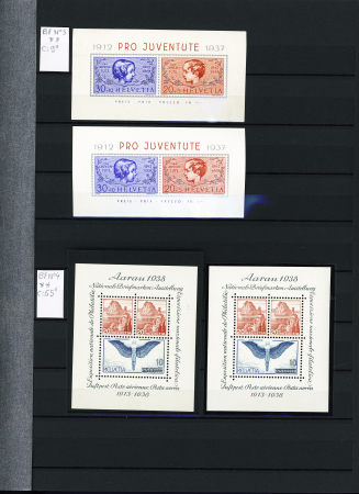1845-1996, Remarkable collection of Switzerland in three