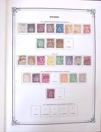 1850-1997, Used collection of Switzerland in large Yvert