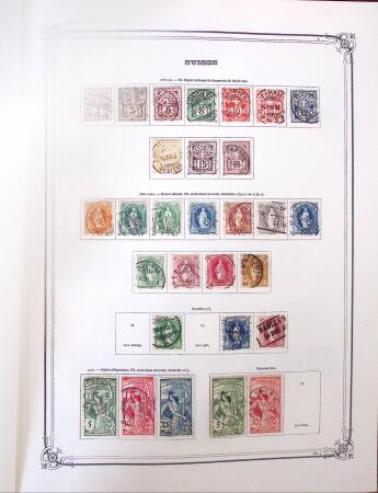 1850-1997, Used collection of Switzerland in large Yvert