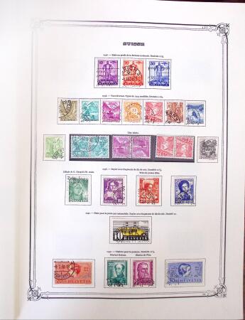1850-1997, Used collection of Switzerland in large Yvert