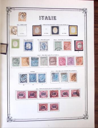 1852-1980, Chiefly used collection of Italy in one large