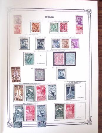 1852-1980, Chiefly used collection of Italy in one large