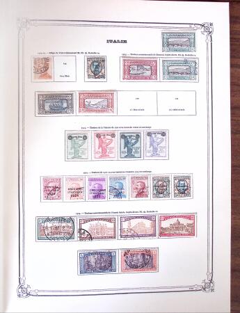 1852-1980, Chiefly used collection of Italy in one large