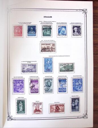 1852-1980, Chiefly used collection of Italy in one large