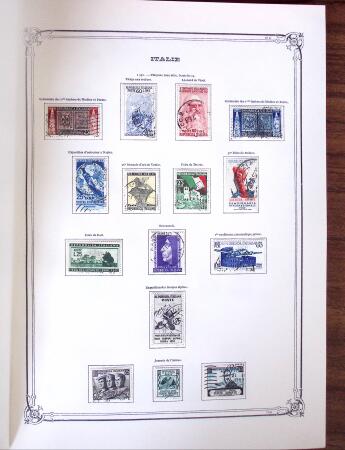 1852-1980, Chiefly used collection of Italy in one large