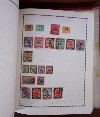 1860-1970, Small all-world estate in two albums, noted