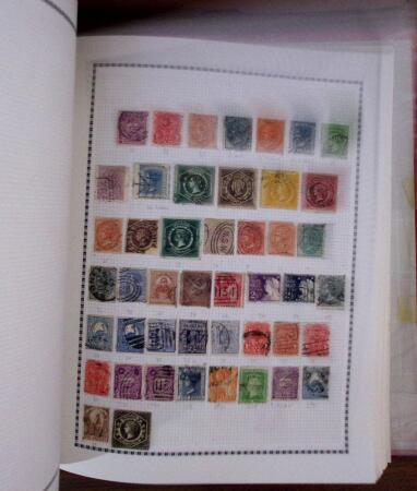 1860-1970, Small all-world estate in two albums, noted