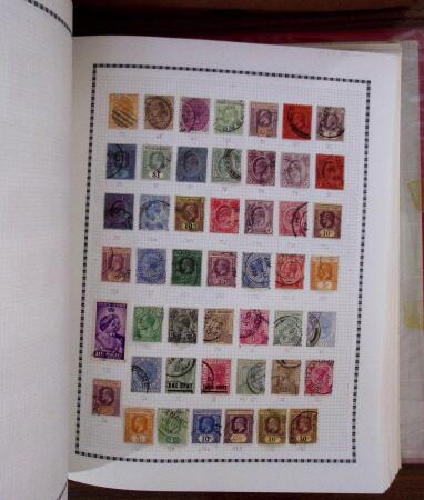 1860-1970, Small all-world estate in two albums, noted