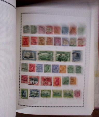 1860-1970, Small all-world estate in two albums, noted