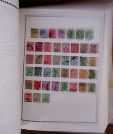 1860-1970, Small all-world estate in two albums, noted