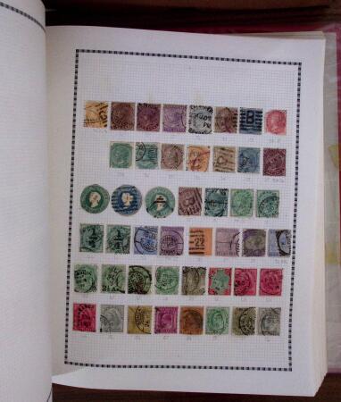 1860-1970, Small all-world estate in two albums, noted