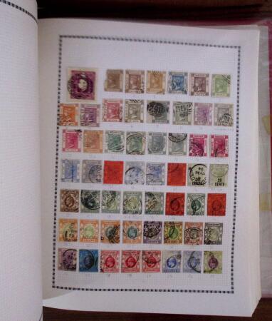 1860-1970, Small all-world estate in two albums, noted