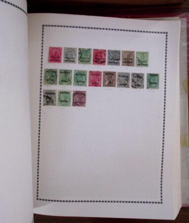 1860-1970, Small all-world estate in two albums, noted