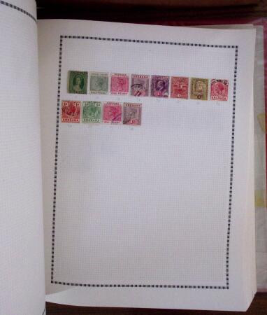 1860-1970, Small all-world estate in two albums, noted