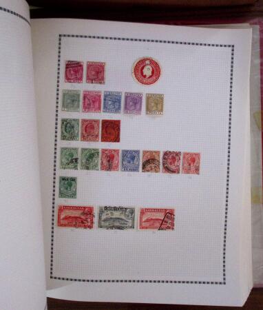 1860-1970, Small all-world estate in two albums, noted