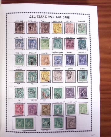1876-1998, Collection de timbres de France en 6 albums