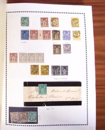 1876-1998, Collection de timbres de France en 6 albums