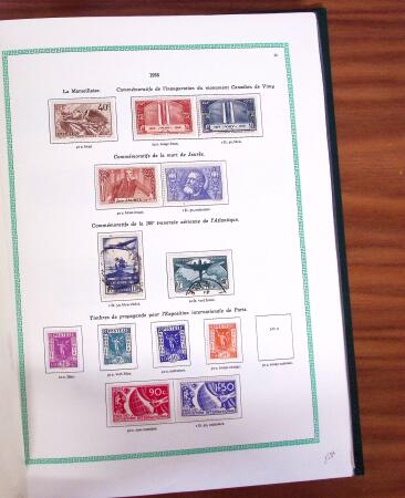 1876-1998, Collection de timbres de France en 6 albums