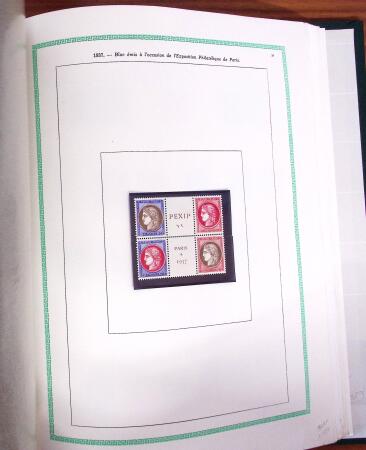 1876-1998, Collection de timbres de France en 6 albums