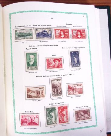 1876-1998, Collection de timbres de France en 6 albums