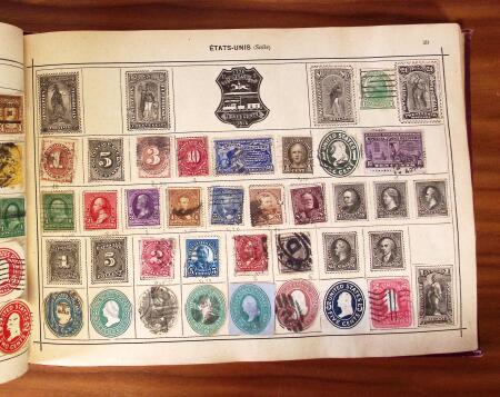 1876-1998, Collection de timbres de France en 6 albums