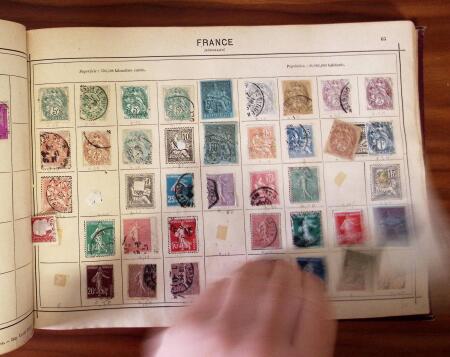 1876-1998, Collection de timbres de France en 6 albums