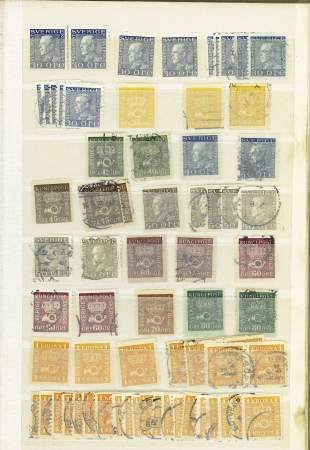 1855-1945, Mint and used collection in one small stockbook