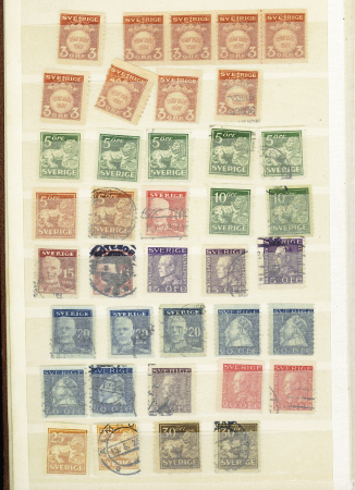 1855-1945, Mint and used collection in one small stockbook