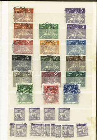 1855-1945, Mint and used collection in one small stockbook