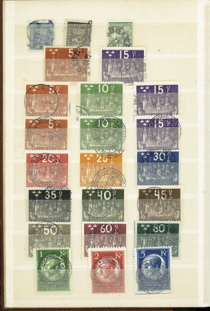 1855-1945, Mint and used collection in one small stockbook